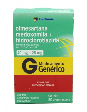 OLMESARTANA+HIDROCLOR 40MG+25MG 30COMP