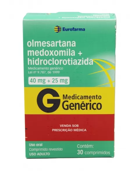 OLMESARTANA+HIDROCLOR 40MG+25MG 30COMP