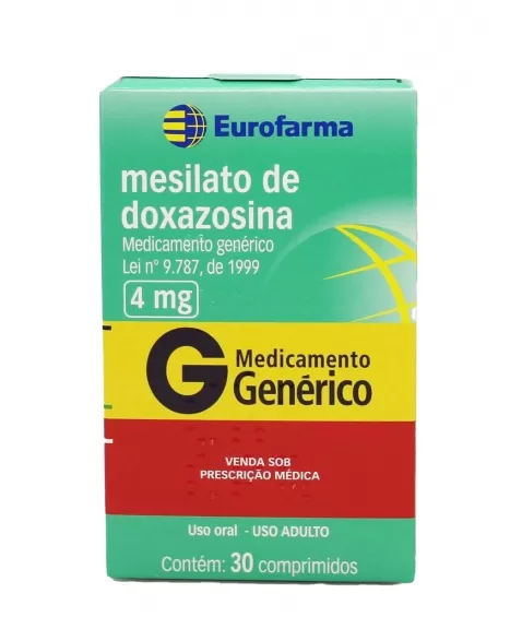 MESILATO DOXAZOSINA 4MG 30COMP