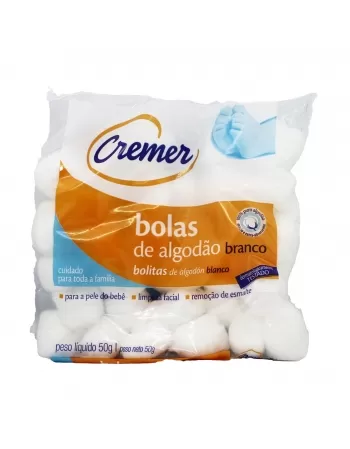 ALGODAO BOLAS BRANCO 50G (40)