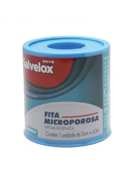 FITA MICROPOROSA SALVELOX 5CMX4,5M