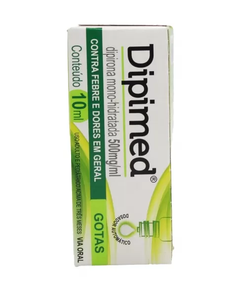 DIPIMED - DIPIRONA GTS 500MG/ML 10ML (480)