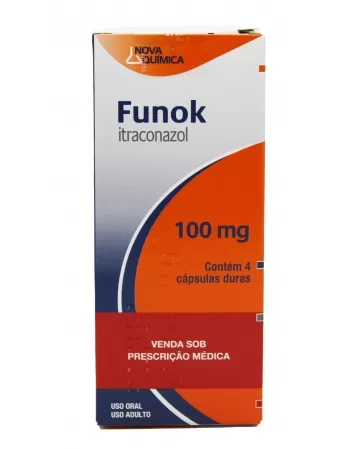 FUNOK - ITRACONAZOL 100MG C/4COMP(60)