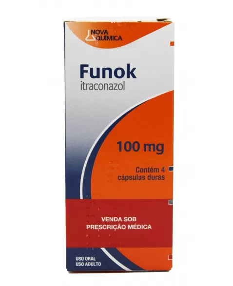 FUNOK - ITRACONAZOL 100MG C/4COMP(60)