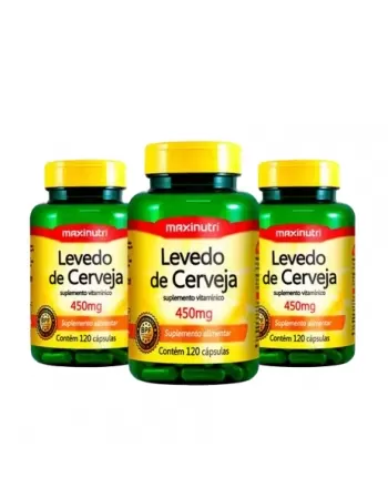 LEVEDO DE CERVEJA 450MG - 120CAPS