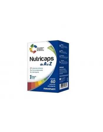 NUTRICAPS A-Z(POLIVITAMINICO)250MG -60CAPS