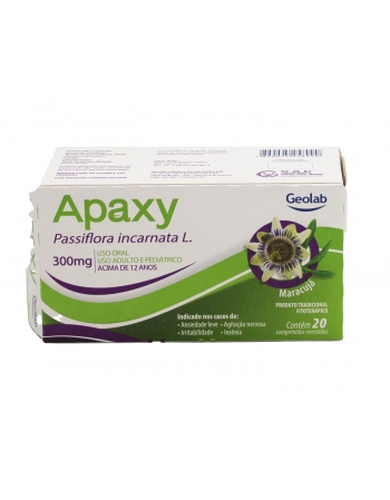 APAXY - PASSIFLORA INCARNATA 300MG C/20 COMP
