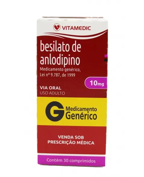 BESILATO ANLODIPINO 10MG 30COMP(60)