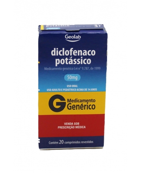 DICLOF. POTASSICO 50MG C/20 COMP