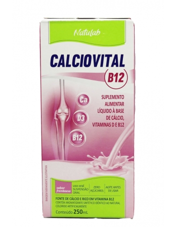 CALCIOVITAL B12 FRAMBOESA 250ML (36)