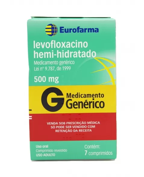 LEVOFLOXACINO 500MG 07COMP