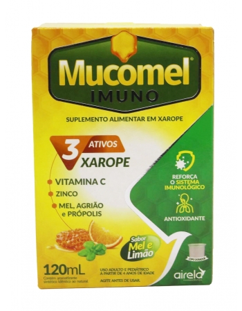 MUCOMEL IMUNO XAROPE 120ML (48)