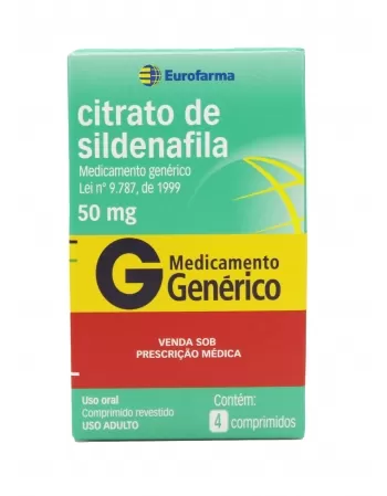 CITRATO SILDENAFILA 50MG 4COMP (100)