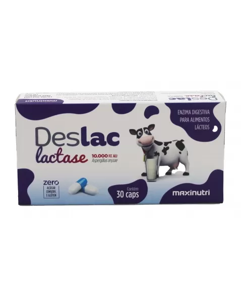 DESLAC LACTASE - ASPERGILLUS ORYZAE 10.000 30 CPS (24)