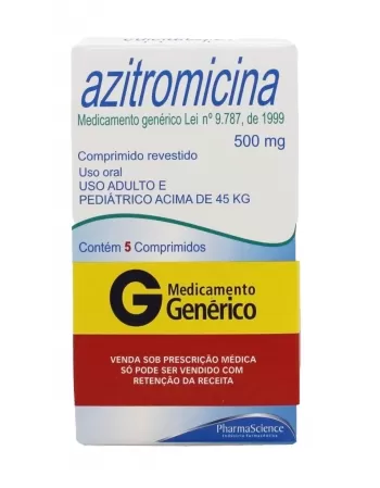 AZITROMICINA 500MG C/05 COMP