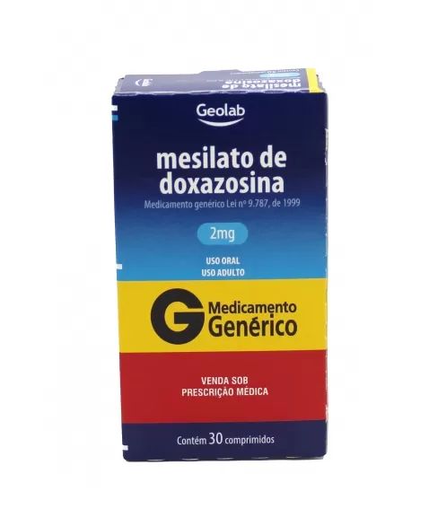 MESILATO DOXAZOSINA 2MG 30 COMP