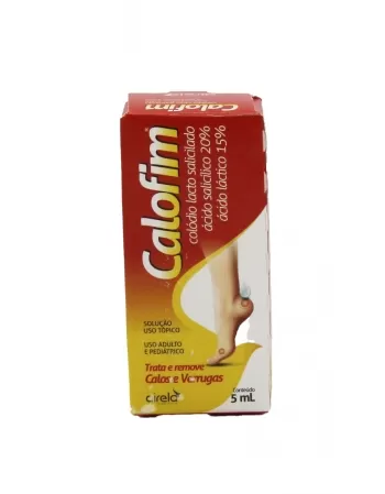 CALOFIM - ACIDO SALICILICO + LACTICO + SALICILADO 5ML SOL TOP(100)