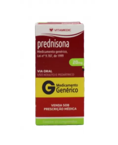 PREDNISONA 20MG 2X10COMP (60)