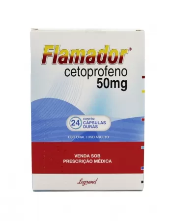 FLAMADOR - CETOPROFENO 50MG 24CAPS