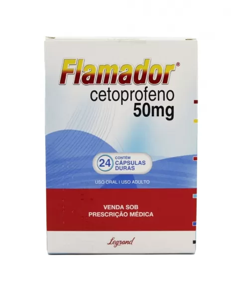 FLAMADOR - CETOPROFENO 50MG 24CAPS