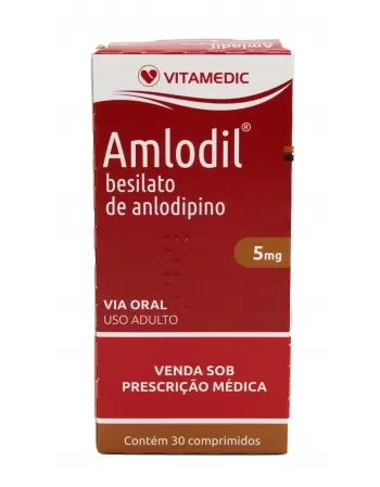 AMLODIL - ANLODIPINO 5MG 2X15COMP(60)