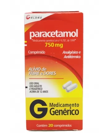 PARACETAMOL 750MG 20COMP