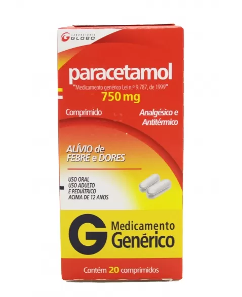 PARACETAMOL 750MG 20COMP