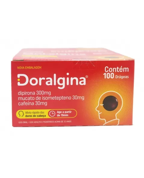 DORALGINA 25X4COMP-DIPIRONA+ISOMETEPTENO+CAFEINA