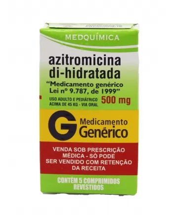 AZITROMICINA 500MG 5COMP (100)