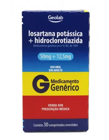 LOSARTANA 50MG+HIDROCL 12,5MG 30COMP