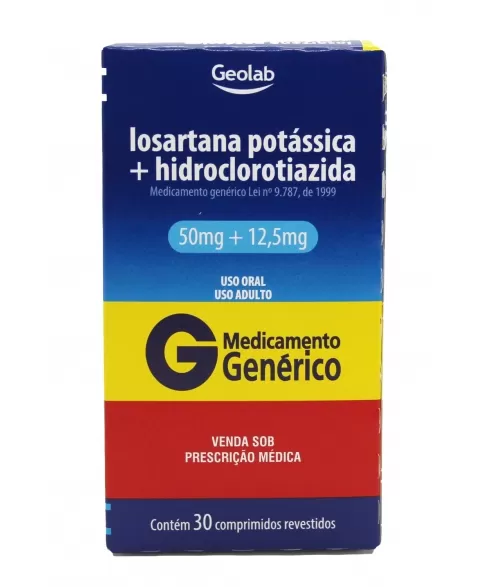 LOSARTANA 50MG+HIDROCL 12,5MG 30COMP