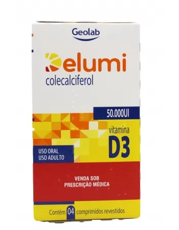 DELUMI COLECALCIFEROL D3 50.000UI 4COMP