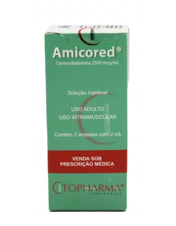 AMICORED 2500 MCG/ML SOL.INJ 2AMP 2ML