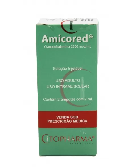 AMICORED 2500 MCG/ML SOL.INJ 2AMP 2ML