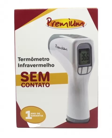 TERMOMETRO DIGITAL SEM CONTATO PREMIUM