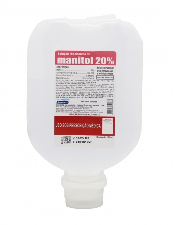 SOLUCAO MANITOL 20% 250ML SF(30)