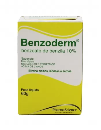 BENZODERM - BENZOATO DE BENZILA SABONETE 60G