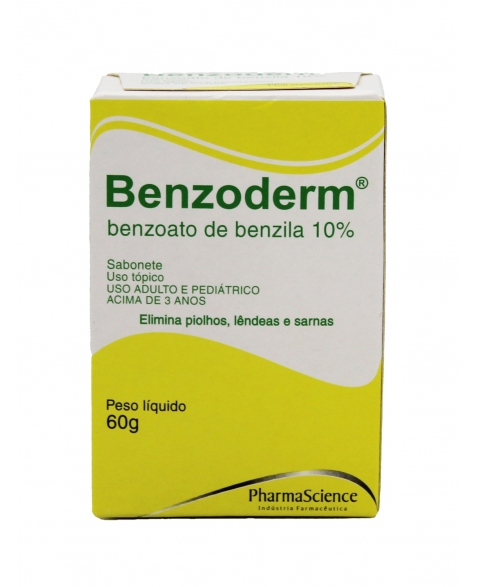 BENZODERM - BENZOATO DE BENZILA SABONETE 60G