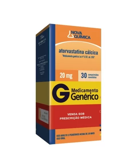 ATORVASTATINA CALCICA 20MG 30COMP (56)