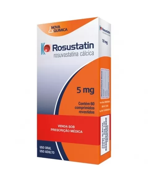 ROSUSTATIN - ROSUVASTATINA CALCICA 5MG 60 COMP (56)