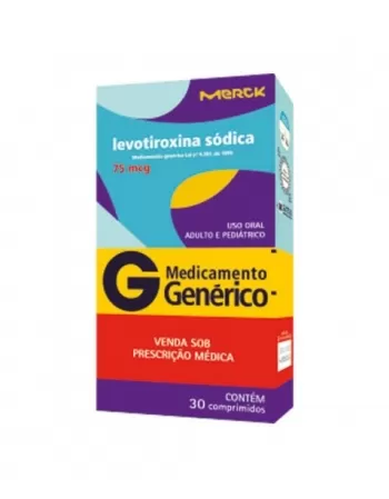 LEVOTIROXINA SODICA 75MCG 30COMP(132)