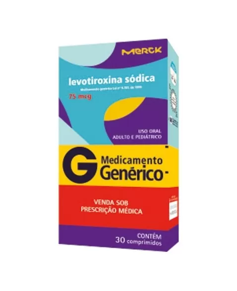 LEVOTIROXINA SODICA 75MCG 30COMP(132)