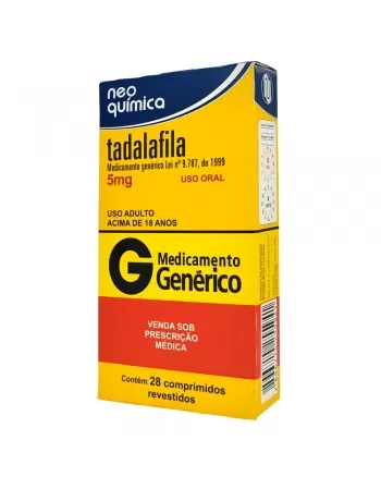 TADALAFILA 5MG 28 CP (60)