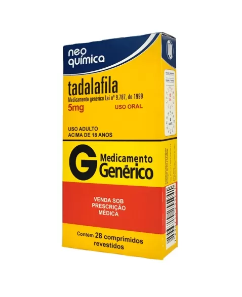 TADALAFILA 5MG 28 CP (60)