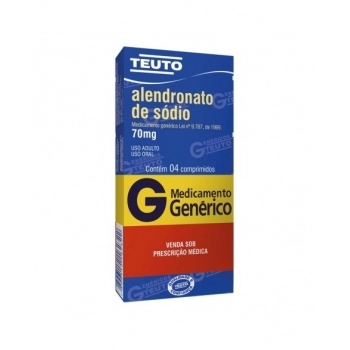 ALENDRONATO DE SODIO 70MG C/4COMP (100)