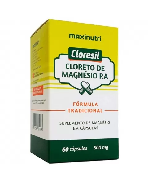 CLORESIL- CLORETO DE MANESIO 500MG C/60CAPS