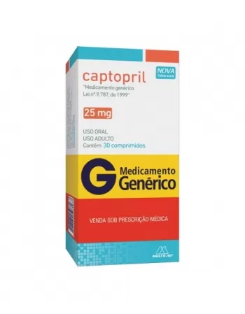 CAPTOPRIL 25MG 30 COMP (96)