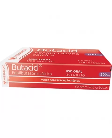 BUTACID 200MG C/20X10COMP (20)