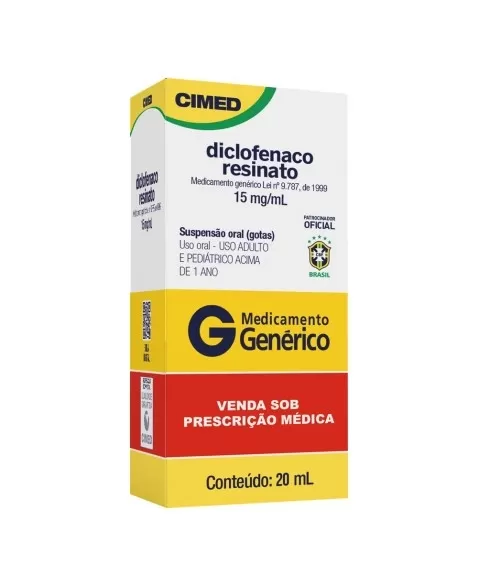 DICLOF RESINATO 15MG/ 20ML (150)