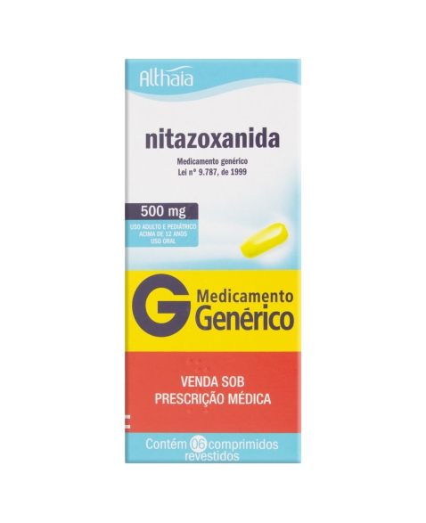NITAZOXANIDA 500MG 06 CPR REV (70)